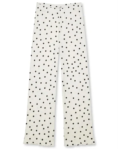 Mads Nørgaard - Pointella Volan Bukser - Dot AOP Vanilla Ice
